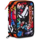 Mitama Spider King ученически несесер с 3 ципа, ПЪЛЕН