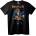 NOONEBRAND Военна тениска Megadeth с череп - M, Black