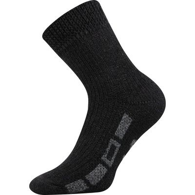 Boma Vysoké froté spacie ponožky čierne