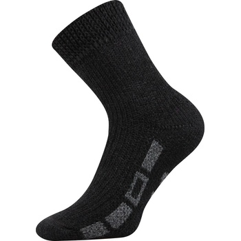 Boma Vysoké froté spacie ponožky čierne