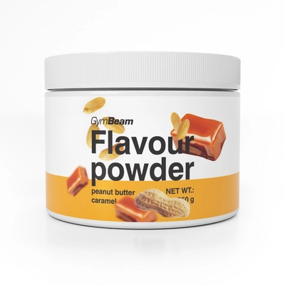 GymBeam Flavour powder 250 g фъстъчено масло с карамел