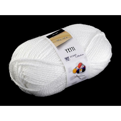 Pletací příze Yetti 100 g Varianta: 1 (57076) bílá, Balení: 1 ks 40184/72742/179693