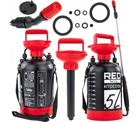 RED TECHNIC Ručný postrekovač RTOC0158, 5L