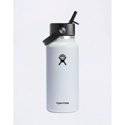 Hydro Flask Wide Mouth with Flex Straw Cap 946 ml White