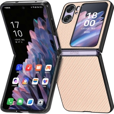 JSM CARBON Plastový Oppo Find N2 Flip béžové