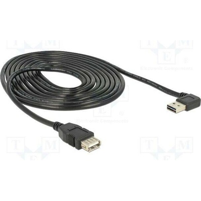 Delock 83553 USB 2.0 zlacený 3m černý
