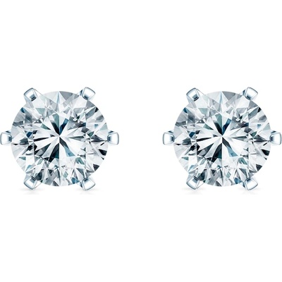 SAVICKI Обеци The Journey: бяло злато, лабораторни диаманти