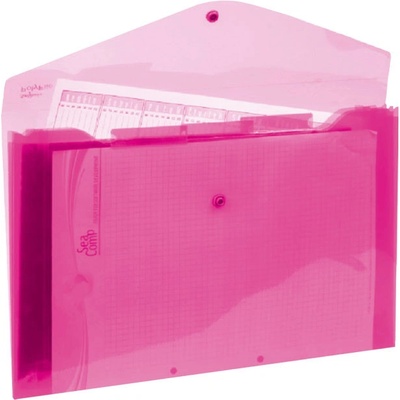 Папка с копче и разделители Karton Electra Розов (1303535-05-2-301)