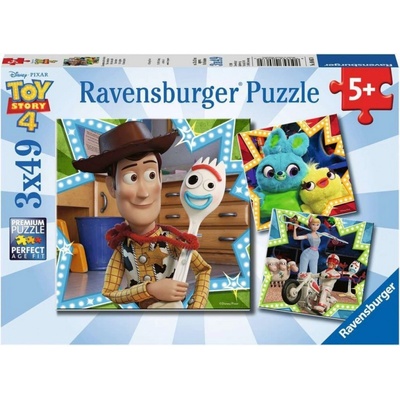 Ravensburger 080670 Disney Toy Story 4 3 x 49 dielov