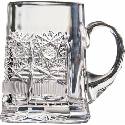 Royal Crystal Broušená mini sklenice na pivo 70 ml