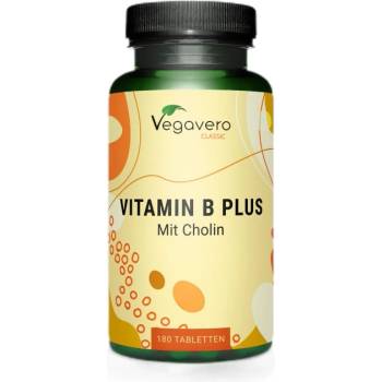 Image 1 of Vegavero Vitamin B Plus | with Choline [180 Таблетки]