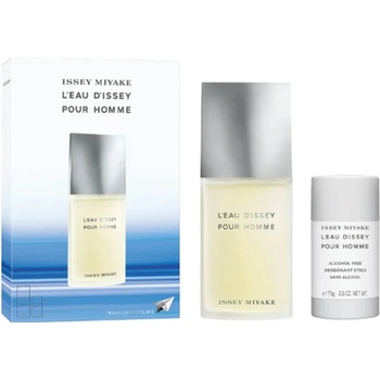 Issey Miyake L'eau D'Issey Gift Set EDT 75 ml + Deostick 75 ml за мъже