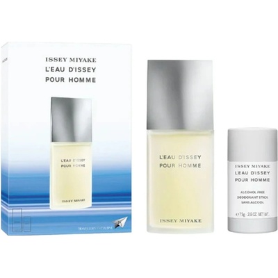 Issey Miyake L'eau D'Issey Gift Set EDT 75 ml + Deostick 75 ml за мъже