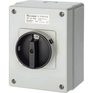 Elettrocanali Ec660 ШУНТИРАЩ ПРЕВКЛЮЧВАТЕЛ om 3p 16a ЧЕРЕН (ec660163m)
