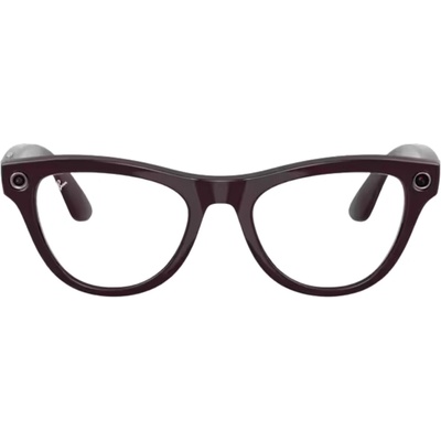 Meta RAY-BAN Meta Skyler Standard Smart Glasses Gen 2 - Shiny Mystic Violet, Clear to Amethyst T 0RW40146701CH52