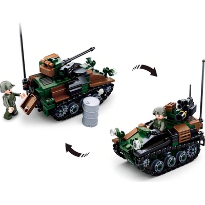 Sluban B0750 Malý tank 2v1
