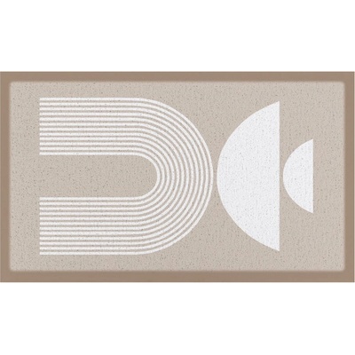 Artsy Mats Изтривалка за врата 40x70 cm - Artsy Doormats (DMW-BEIGEHALFMOON-7040)