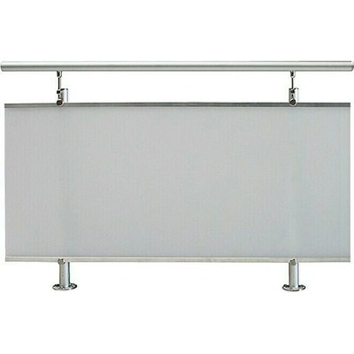 Treba Frewa Set zábradlí AF4, 1500 mm, hliník, sklo, vrchní montáž 130.08.0113 – Zbozi.Blesk.cz