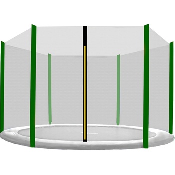 Aga Ochranná síť 400 cm na 6 tyčí černá síť/tmavě zelená
