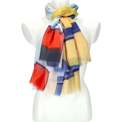 Cashmere letná šatka červená