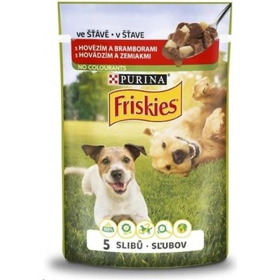 Friskies Adult hovädzie a zemiakov v šťave 100 g