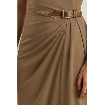 Ralph Lauren Рокля Lauren Ralph Lauren в кафяво среднодълга с кройка по тялото 200980221 (200980221)