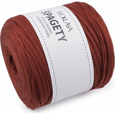 Špagety / příze 550 g - rezavá stř. různé odstíny