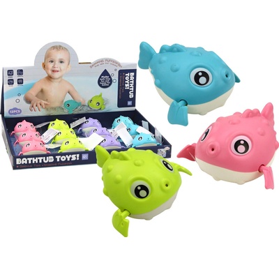 LEAN Toys Naťahovacia plávajúca s rybami