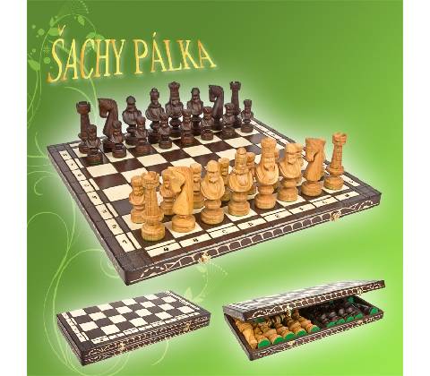 Drevené Šachy Cézar