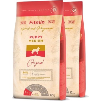 Fitmin Medium Puppy 2 x 12 кг