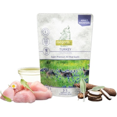 Isegrim Adult Mountain Morka slnečnicový olej a bylinky 410 g