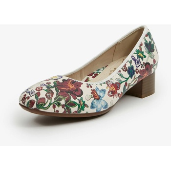 Rieker Бели дамски кожени флорални помпи Rieker Rieker | Byal | ЖЕНИ | 41