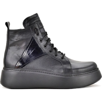 Tinti Shoes Дамски високи кецове Albena black