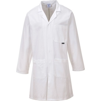 Portwest C851 / Памучно палто Standart - Бяло XXL (C851WHRXXL)