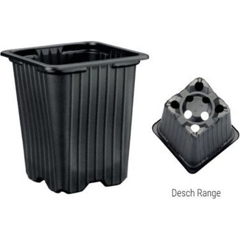 Квадратна работна саксия за разсад 7 x 7 x 8см (мека пластмаса) (8037)