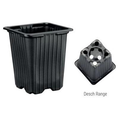 Квадратна работна саксия за разсад 7 x 7 x 8см (мека пластмаса) (8037)