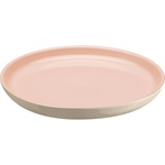 Emile henry (Франция) Керамична чиния emile henry dinner plate основна - цвят розов с екрю (eh 8925-r4)