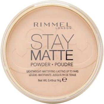 Rimmel London Stay Matte дълготрайна компактна пудра 14 g нюанс 004 Sandstorm