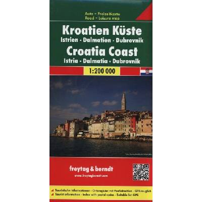 Freytag & Berndt - Chorwacja Wybrzeże mapa 1:200 000