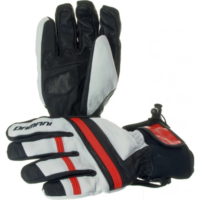 Damani R03 SKI celokožené černo-bílo-červená