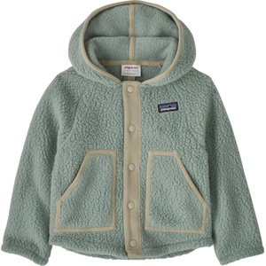Patagonia Детско поларено яке Patagonia Kid's Baby Retro Pile Jacket Fleece jacket - Cover Green - размер 4 Years (703-6200-0616)