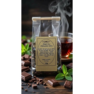 Golden Leaf Černý čaj s čokoládou a mátou 50 g