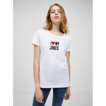 ZOOT. Original Бяла дамска тениска ZOOT. Original Обичам шегите си ZOOT. Original | Byal | ЖЕНИ | S