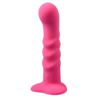 Virgite Релефно вибриращо дилдо с дистанционно Virgite Pinky
