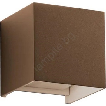 Ideal Lux - LED външен стенен осветител ATOM LED/12W/230V CRI 90 IP54 кафяв (ID366814)