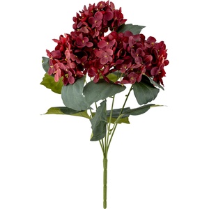 Bloomingville Изкуствено цвете Bloomingville хортензия 38 см червено (82061545)