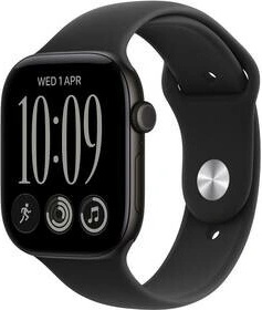 Apple Watch Series 12 Cellular 42 mm Black Aluminum with Black Sport Band S/M MJG04RK/A