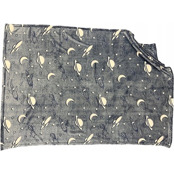 Mikro Trading Deka vesmírný design ve tmě svítící