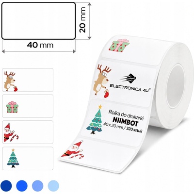 Samolepicí štítky samolepky termální pro Niimbot B1 B21 B3S B31 40x20