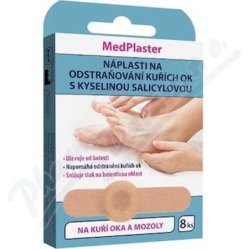 MedPlaster Náplasti na odstraňování kuřích ok 8 ks